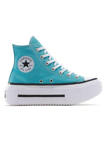 Converse Sneakersy "Chuck Taylor All Star Double Stack" w kolorze turkusowym
