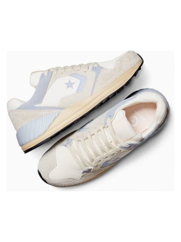 Converse Skórzane sneakersy "Wave Trainer" w kolorze szaro-biało-błękitnym