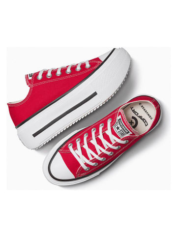 Converse Sneakersy "Chuck Taylor All Star Double Stack" w kolorze czerwonym