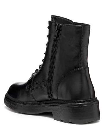 Geox Leder-Boots "Swelen" in Schwarz