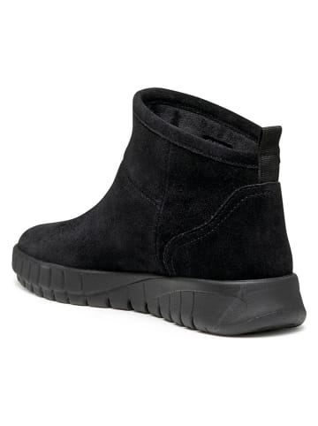 Geox Leder-Boots in Schwarz