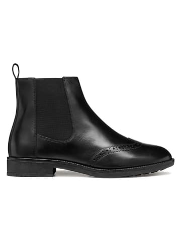 Geox Leren chelseaboots "Jaylon 2" zwart