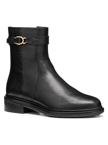 Geox Leder-Boots "Walk Pleasure" in Schwarz