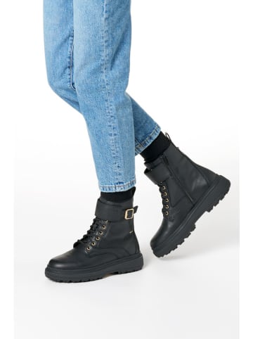 Geox Leder-Boots "Lamidie + Grip Abx" in Schwarz