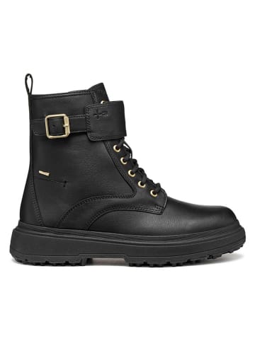Geox Leder-Boots "Lamidie + Grip Abx" in Schwarz