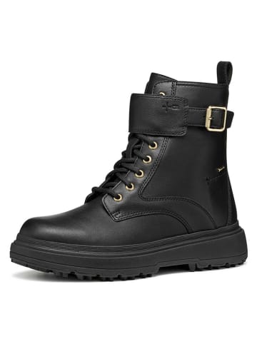 Geox Leder-Boots "Lamidie + Grip Abx" in Schwarz