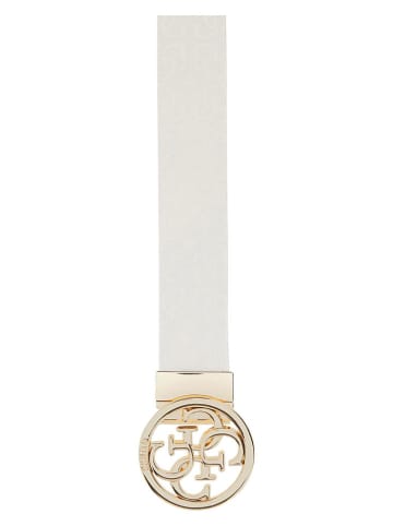 Guess Gürtel in Weiß/ Beige
