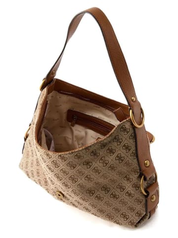 Guess Schultertasche in Beige/ Hellbraun - (B)36 x (H)26 x (T)11 cm