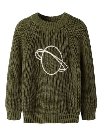 Lil Atelier Sweter "Emlen" w kolorze khaki