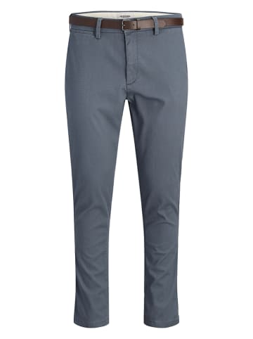 Jack & Jones Spodnie chino "Pstmarco" w kolorze niebieskim