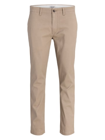 Jack & Jones Spodnie chino "Marco" w kolorze beżowym