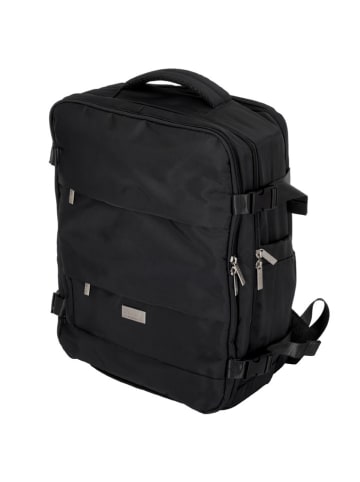Adler Reis-/businessrugzak zwart - (B)30 x (H)40 x (D)20 cm