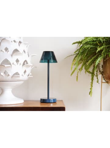 WD lifestyle Lampa stołowa LED w kolorze morskim - wys. 34 x Ø 12,5 cm
