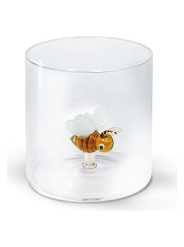 WD lifestyle Szklanka "Bee" w kolorze żółtym - 250 ml