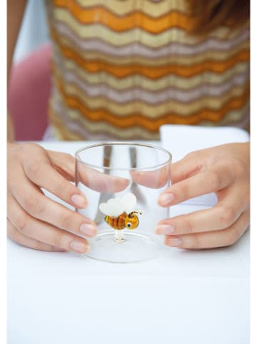WD lifestyle Szklanka "Bee" w kolorze żółtym - 250 ml