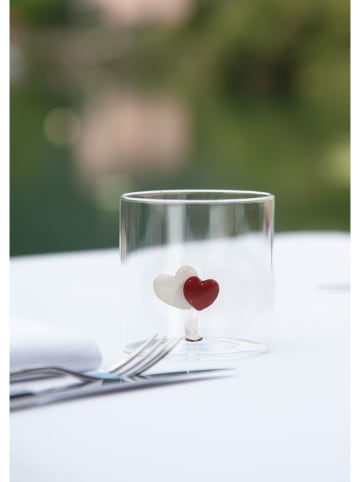 WD lifestyle Szklanka "Hearts" w kolorze czerwonym - 250 ml