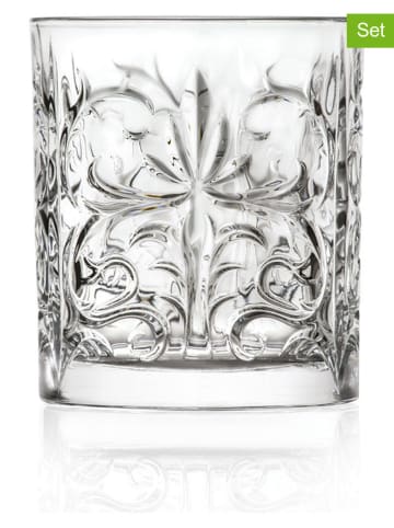 RCR cristalleria Szklanki (6 szt.) "Tattoo" do whisky - 340 ml