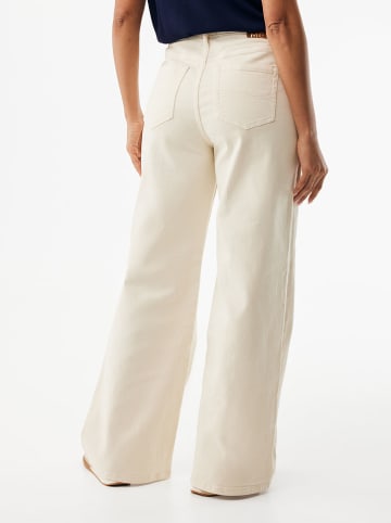 Mexx Spijkerbroek - wide leg fit - crème
