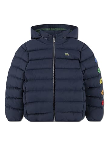 Lacoste Kids Doorgestikte jas donkerblauw
