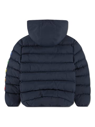Lacoste Kids Doorgestikte jas donkerblauw