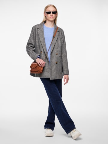 Pieces Leren schoudertas "Aina" bruin - (B)24 x (H)17 x (D)4 cm