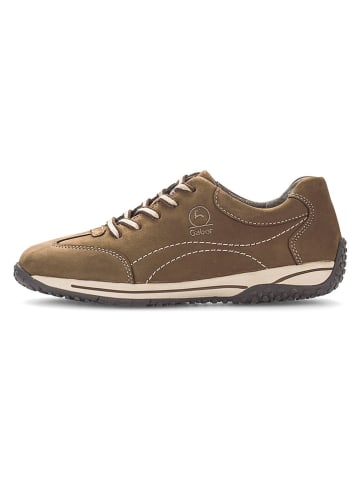 Gabor Leder-Sneakers in Hellbraun