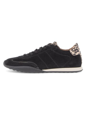 Gabor Leder-Sneakers in Schwarz