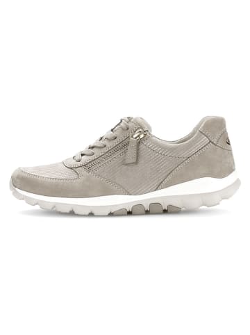 Gabor Leder-Sneakers  in Beige