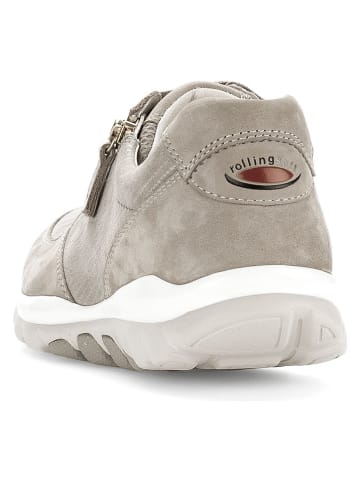 Gabor Leder-Sneakers  in Beige
