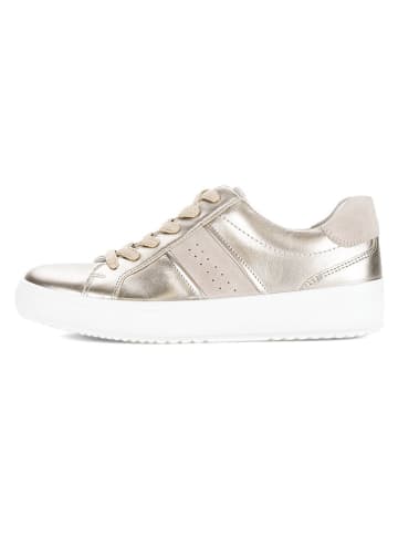 Gabor Leder-Sneakers  in Gold