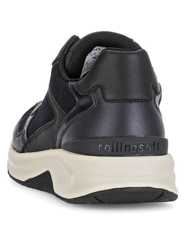 Gabor Leren sneakers zwart