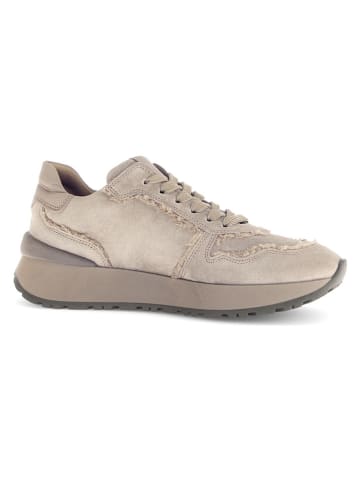 Gabor Leder-Sneakers in Beige