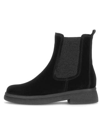 Gabor Leder-Boots in Schwarz