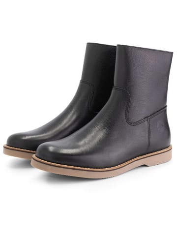 TRAVELIN' Leder-Boots "Castres" in Schwarz