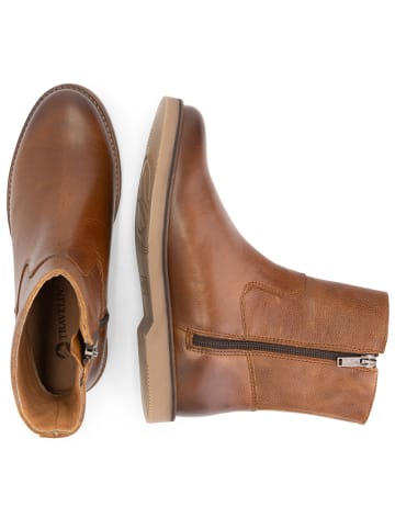 TRAVELIN' Leren boots "Castres" lichtbruin