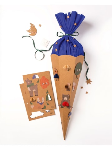folia PAPER Łatki (33 szt.) "Woodland" na rożki szkolne - 5+