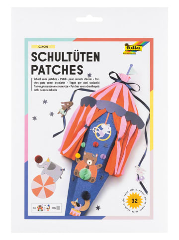 folia PAPER Schultüten-Patches "Circus" - ab 5 Jahren - 32 Stück