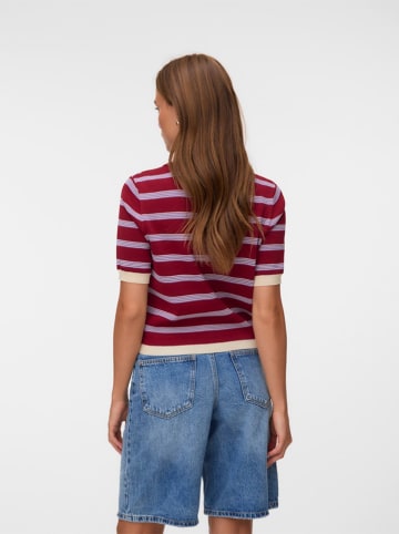 Vero Moda Cardigan in Bordeaux/ Lila/ Creme