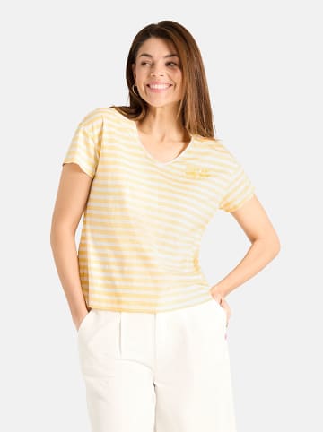 LIEBLINGSSTÜCK Shirt in Weiß/ Gelb