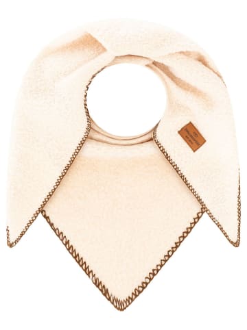 Zwillingsherz Dreieckstuch "Teddy Stitch" in Beige - (L)164 x (B)70 cm