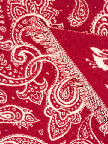 Zwillingsherz Dreieckstuch"Paisley" in Rot - (L)170 x (B)95 cm