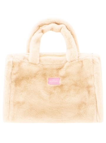 Zwillingsherz Shopper "Uni" in Beige - (B)50 x (H)35 cm