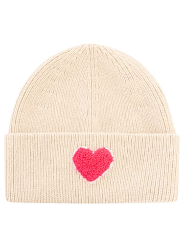 Zwillingsherz Muts "Herz" beige