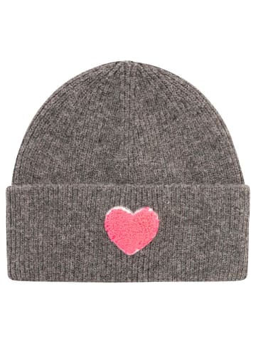 Zwillingsherz Czapka "Heart" w kolorze szarym