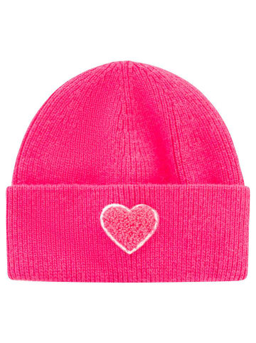 Zwillingsherz Mütze "Herz" in Pink