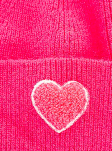 Zwillingsherz Mütze "Herz" in Pink