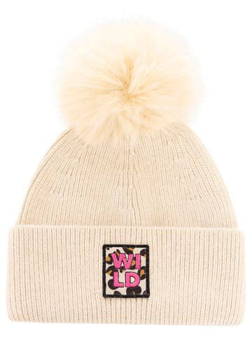 Zwillingsherz Mütze "Wild Leo" in Beige