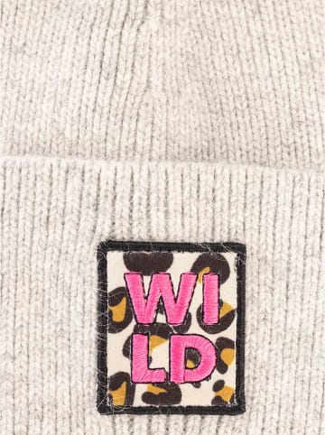 Zwillingsherz Muts "Wild Leo" lichtgrijs