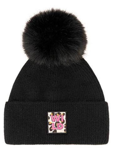 Zwillingsherz Muts "Wild Leo" zwart