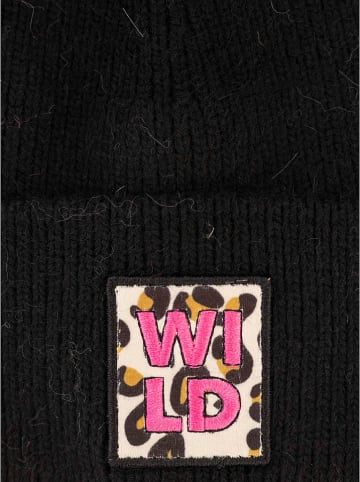 Zwillingsherz Muts "Wild Leo" zwart